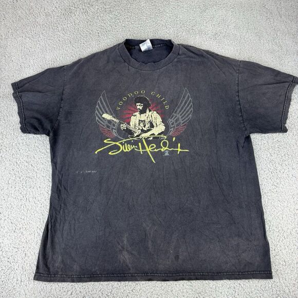 tennessee river Other - Y2K Jimi Hendrix T Shirt Mens XL Black 2005 Voodoo Child Retro Rock Band‎ Fader